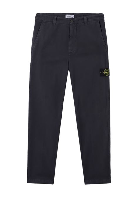 pantaloni panama cotton old effect uomo inschiostro STONE ISLAND | K2S15 3100008 S0184V0126